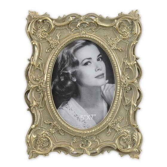 Ornate Baroque Photo Frame | Handcrafted Brass Decor