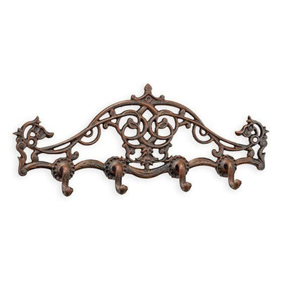 Rustic Elegance: Pair of Cast Iron Coat Hooks, Door Knockers & Hardwar