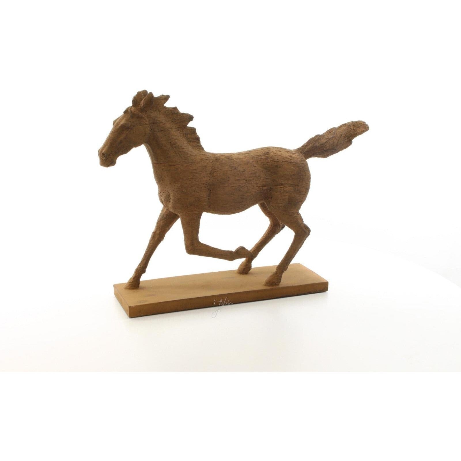 Spirit in Motion – Galloping Horse Figurine in Resin, Animal Sculpture