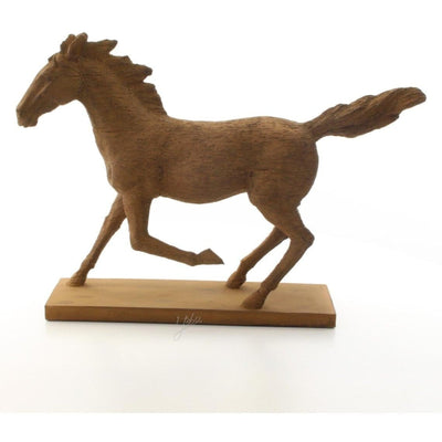 Spirit in Motion – Galloping Horse Figurine in Resin, Animal Sculpture