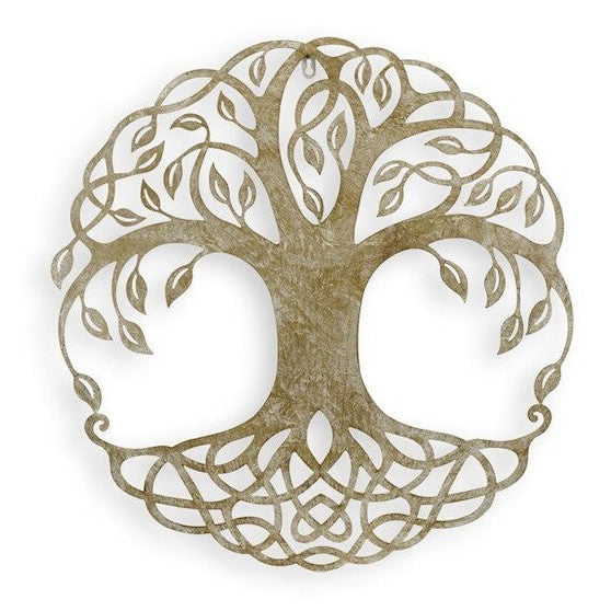 Iron Tree of Life Wall Art – Celtic-Inspired Metal Decor