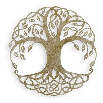 Iron Tree of Life Wall Art – Celtic-Inspired Metal Decor