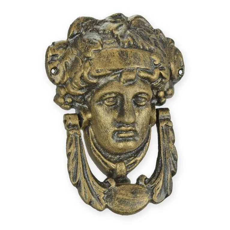 Classical Medusa Door Knocker | Handcrafted Cast Iron Decor