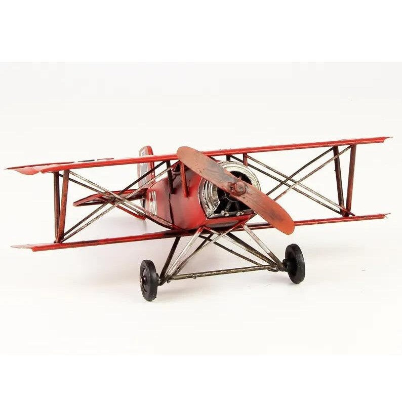 Tin Model of the Red Baron Biplane | Tin & Model Collectibles