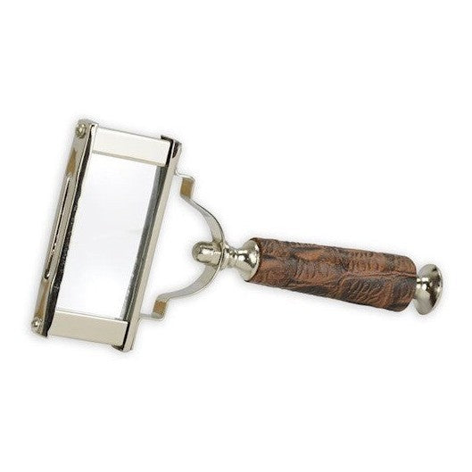 Vintage Wood Handle Magnifier | Brass Decor | Gift Idea