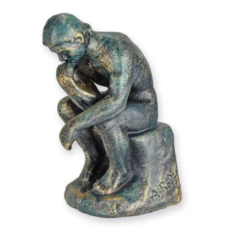 Cast Iron Sculpture of the Thinker. Home Decor | Figurines & Statues