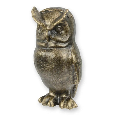 Cast Iron Sculpture of an Owl | Animal Sculptures | Home Decor
