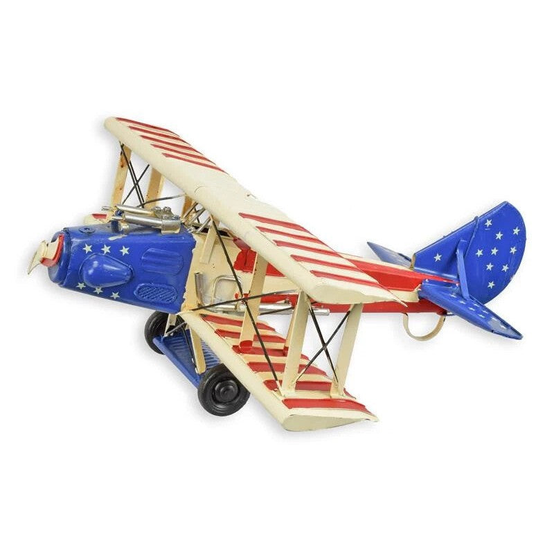 Tin Model of a Biplane Fighter | Tin & Model Collectibles