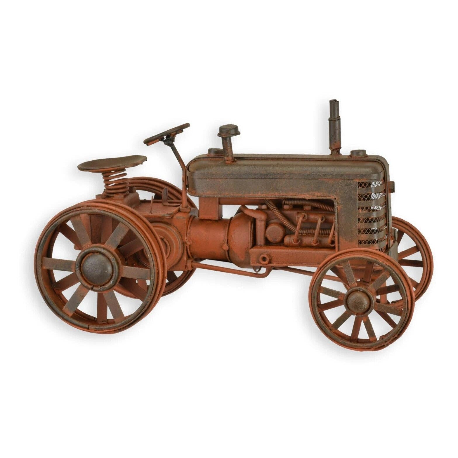 Tin Model of a Rubiginous Tractor | Tin & Model Collectibles