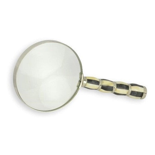 Vintage Magnifying Glass | Silver Desk Decor | Unique Home Accent