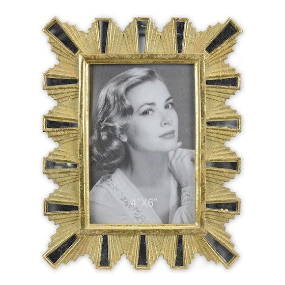 Art Deco Sunburst Frame | Handcrafted Brass Decor