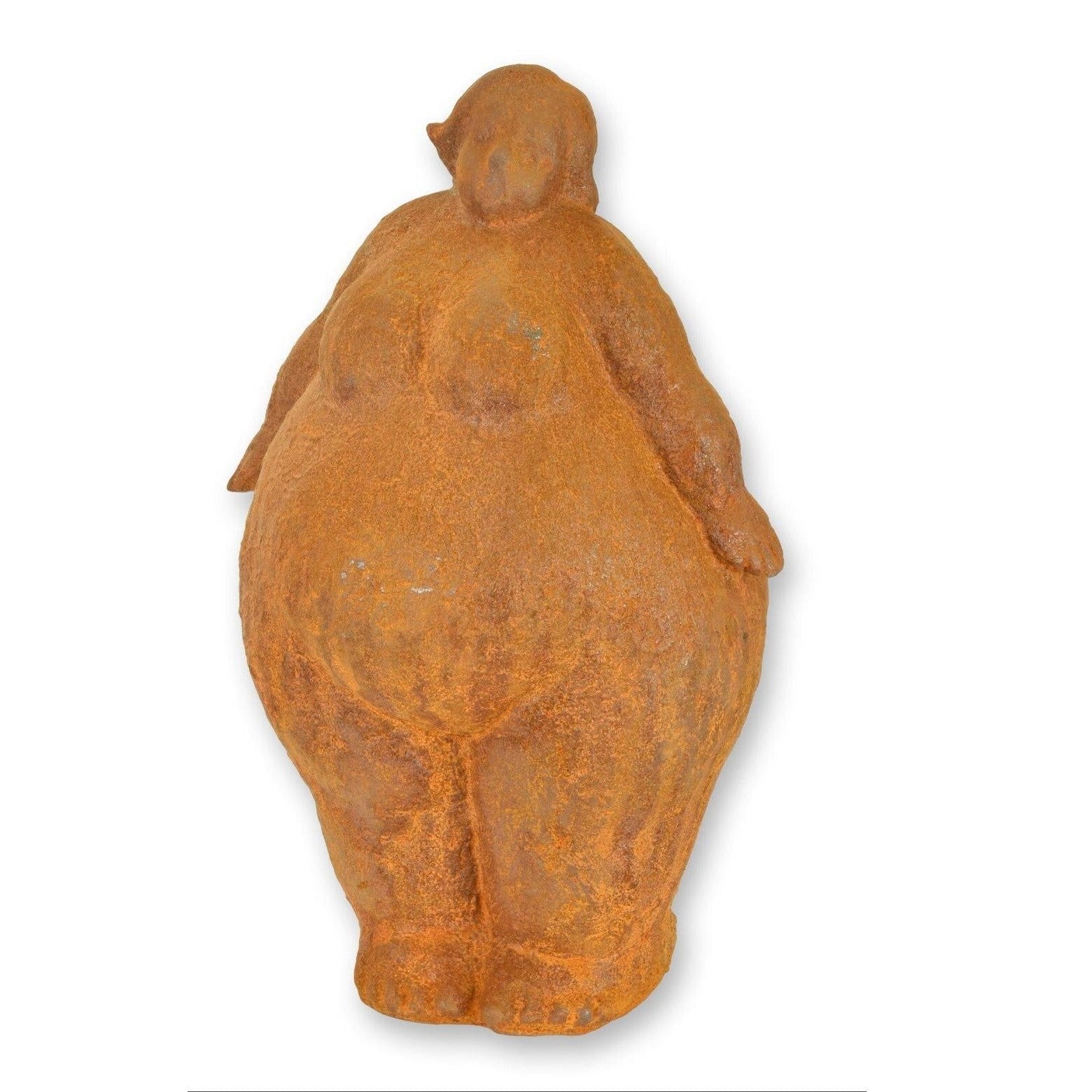 Rusty Cast Iron Figurine of a Women. Home Decor | Figurines & Statues