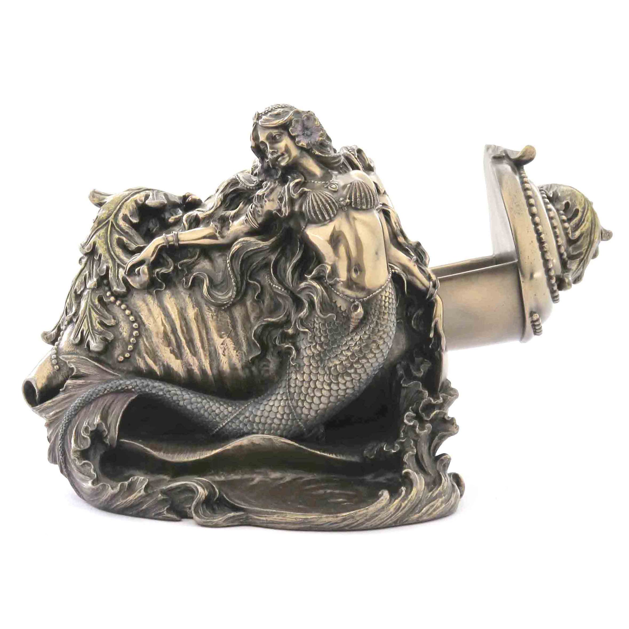 Mermaid and Conch Trinket Box