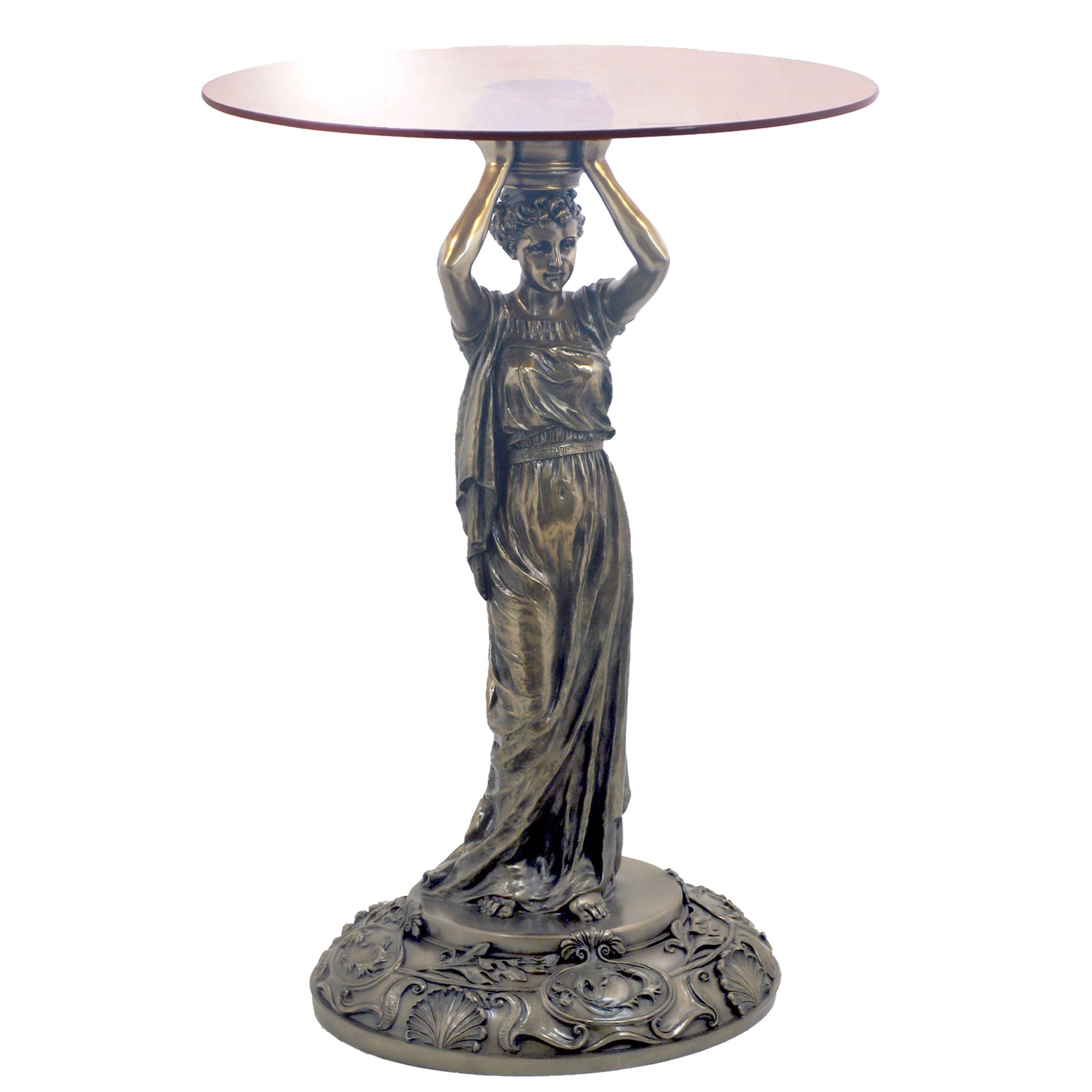 Maiden Water Bearer End Table (Bronze)