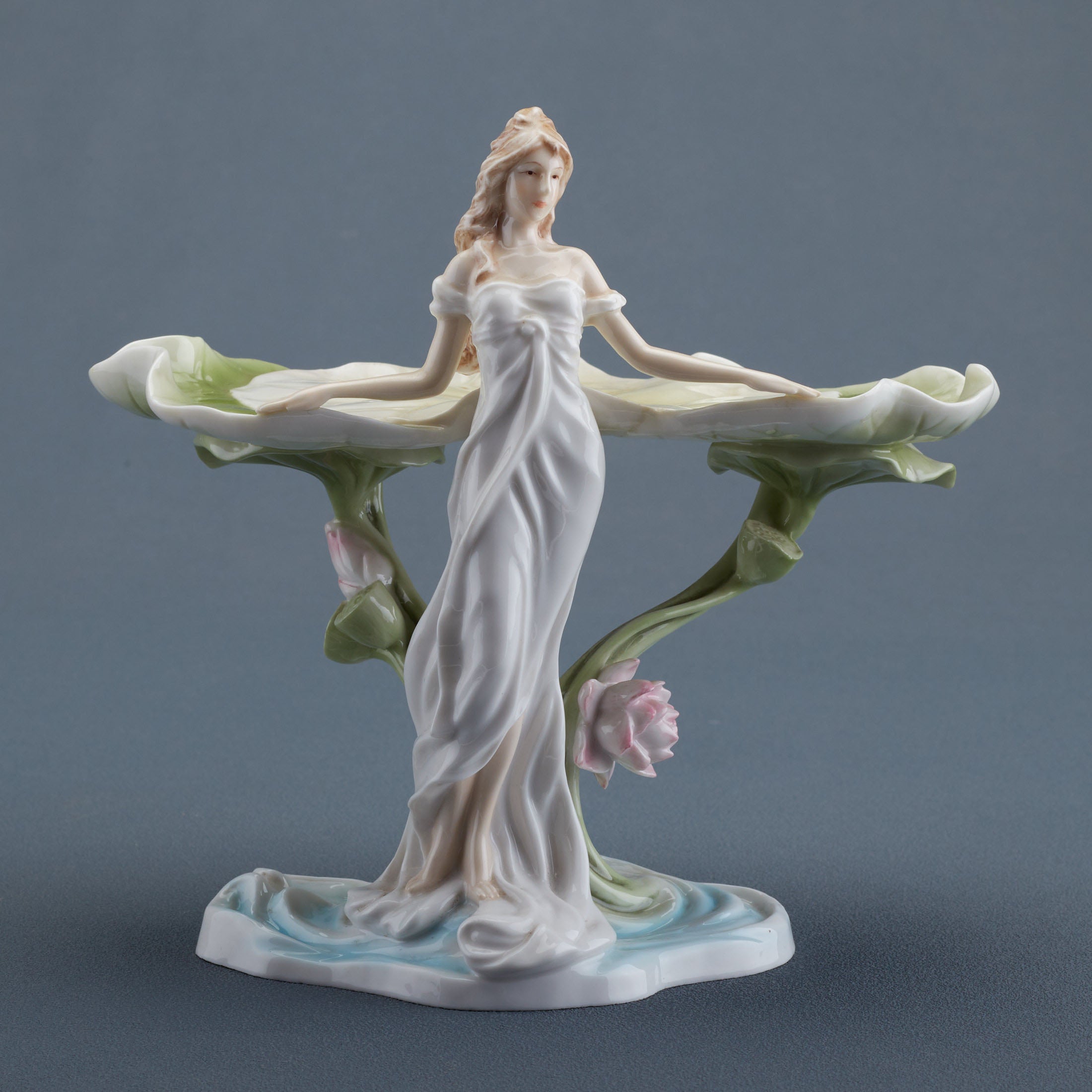 Maiden and Lotus Elevated Tray