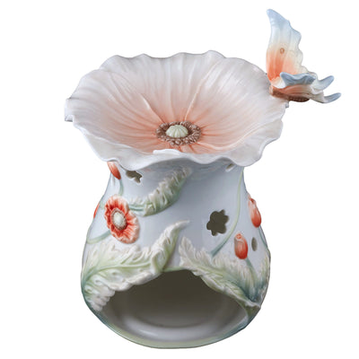 Poppy and Butterfly Aroma Oil Burner