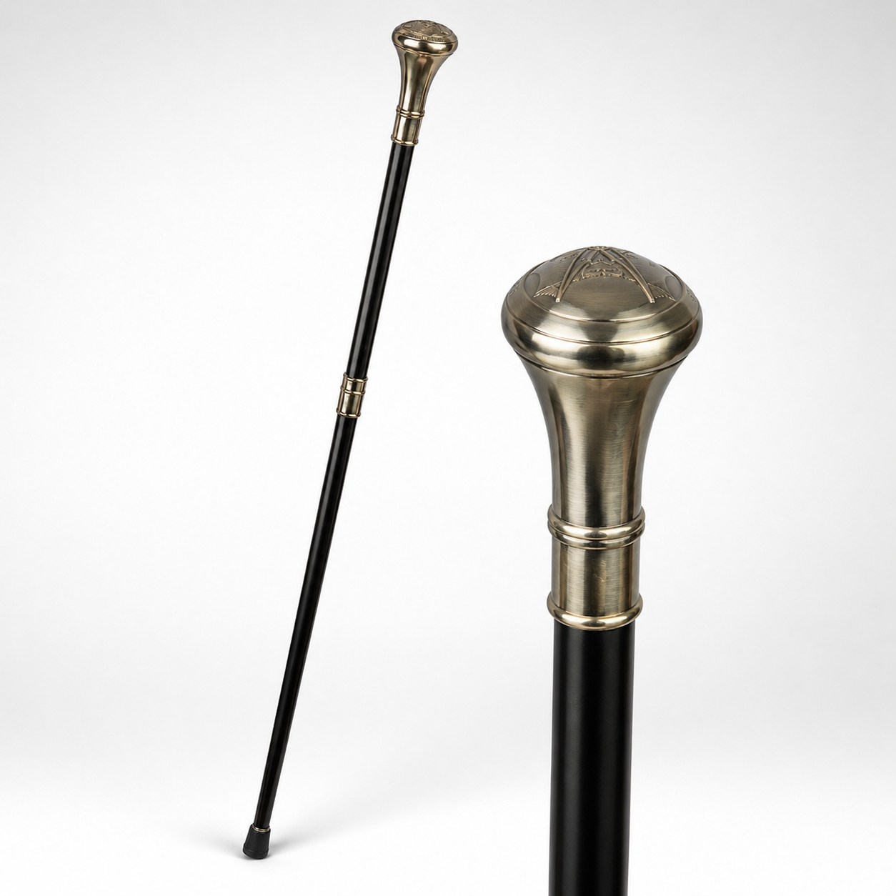 Aluminium Walking Stick Freemasons Classic Freemasonry, Curios & Colle