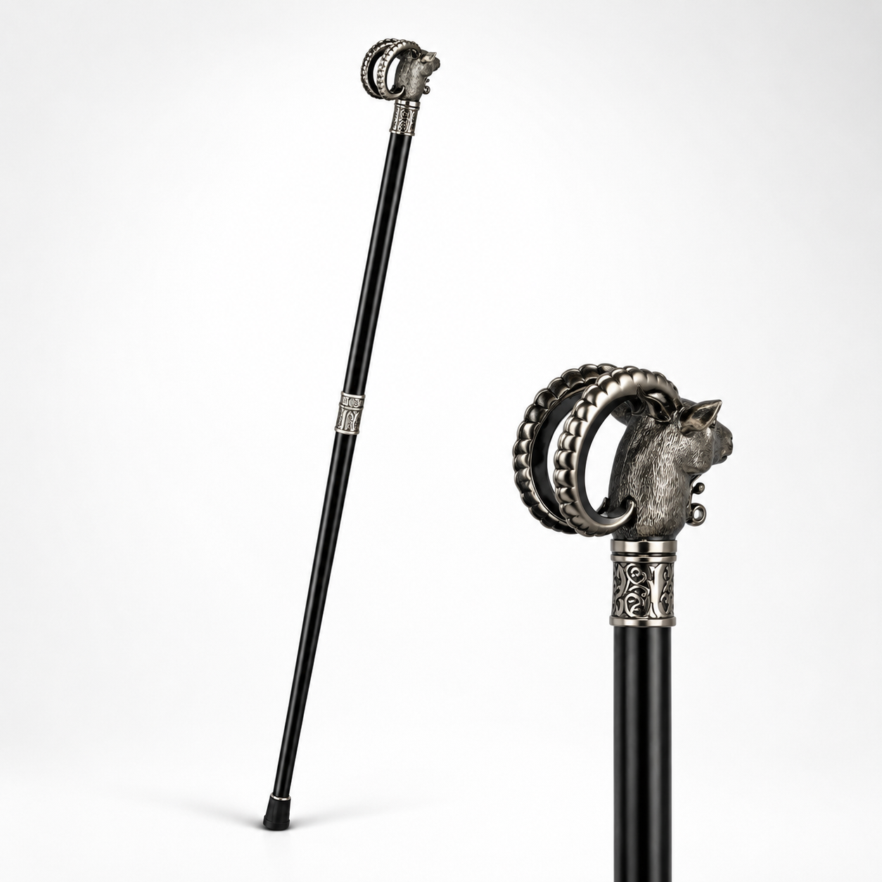 Aluminium Walking Stick | Handcrafted Aluminium Decor | Unique Home