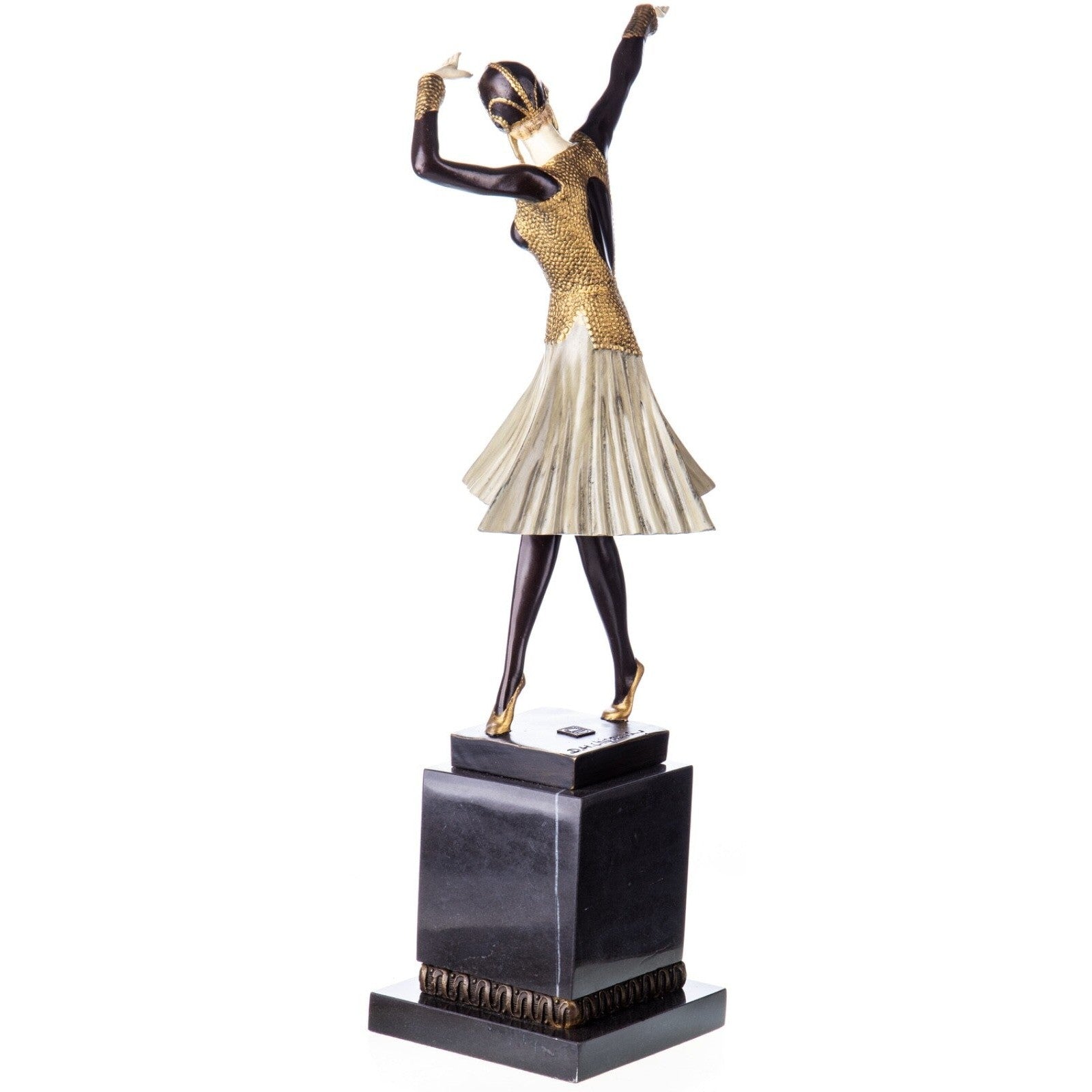 Art Deco Graceful Dancer | Handcrafted Bronze Decor | Gift Idea