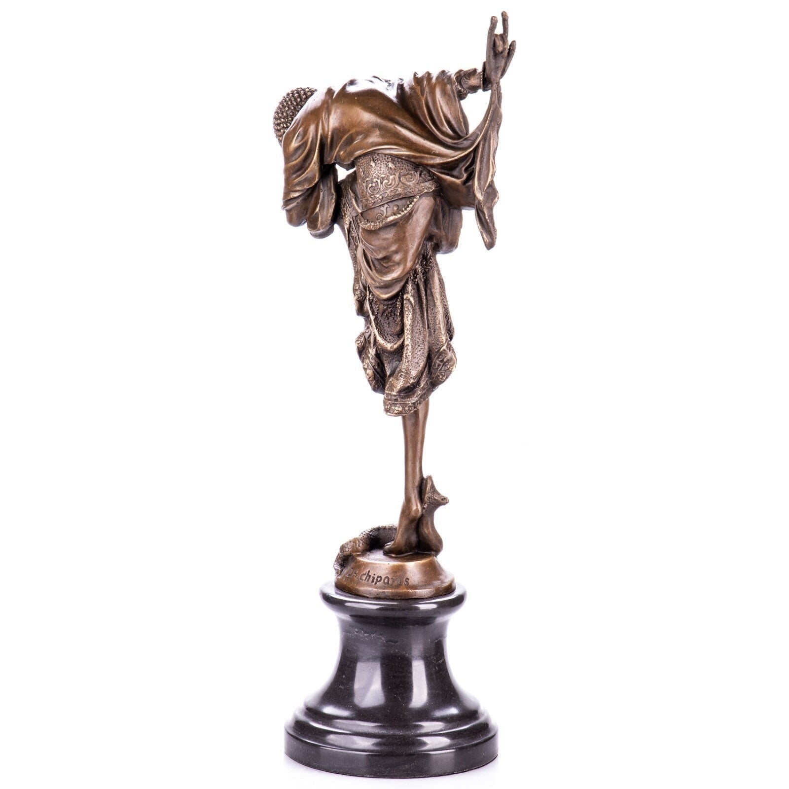 Bowing Buddha Figure | Handcrafted Bronze Decor | Unique Home Accent