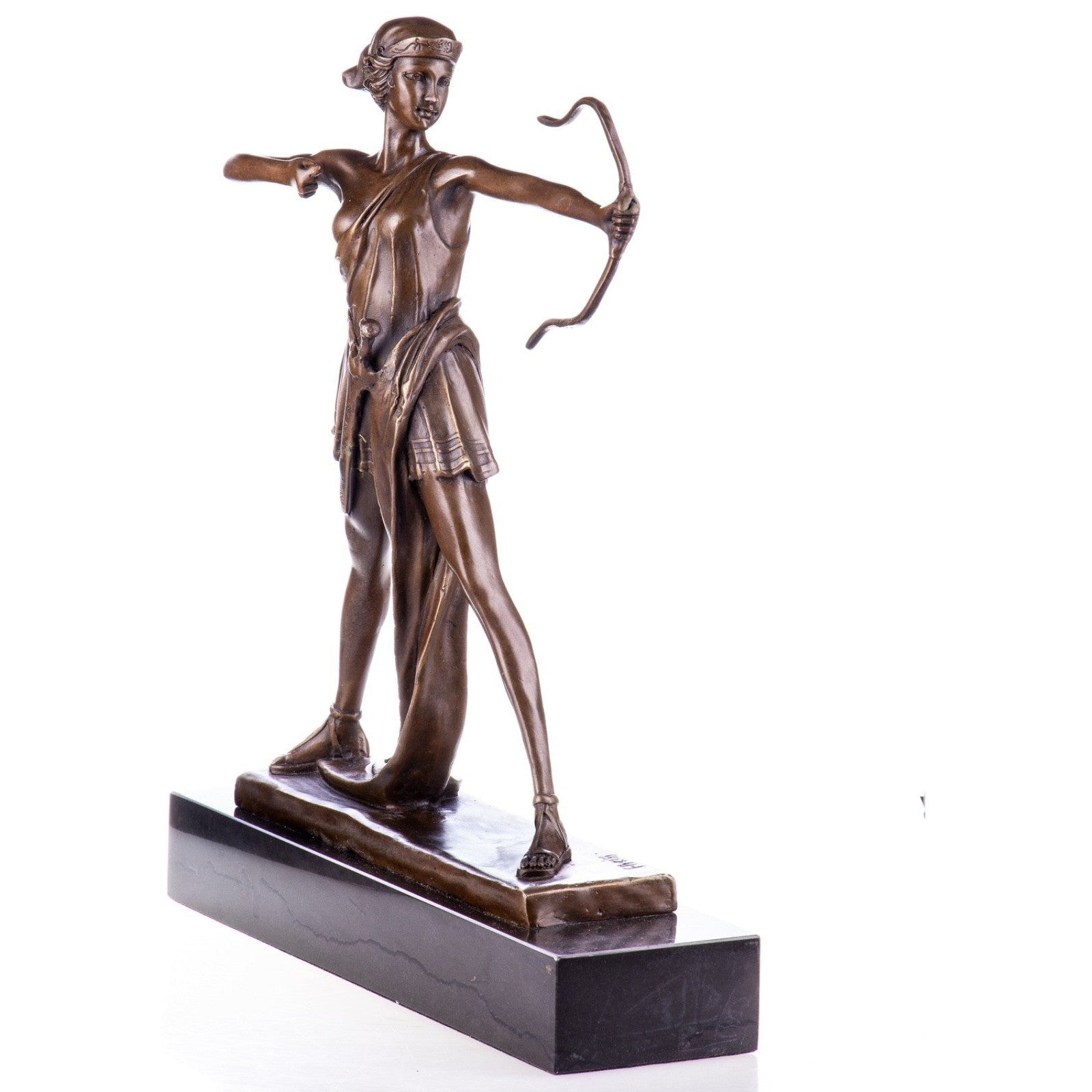Artemis Archer Figure | Handcrafted Bronze Decor | Gift Idea