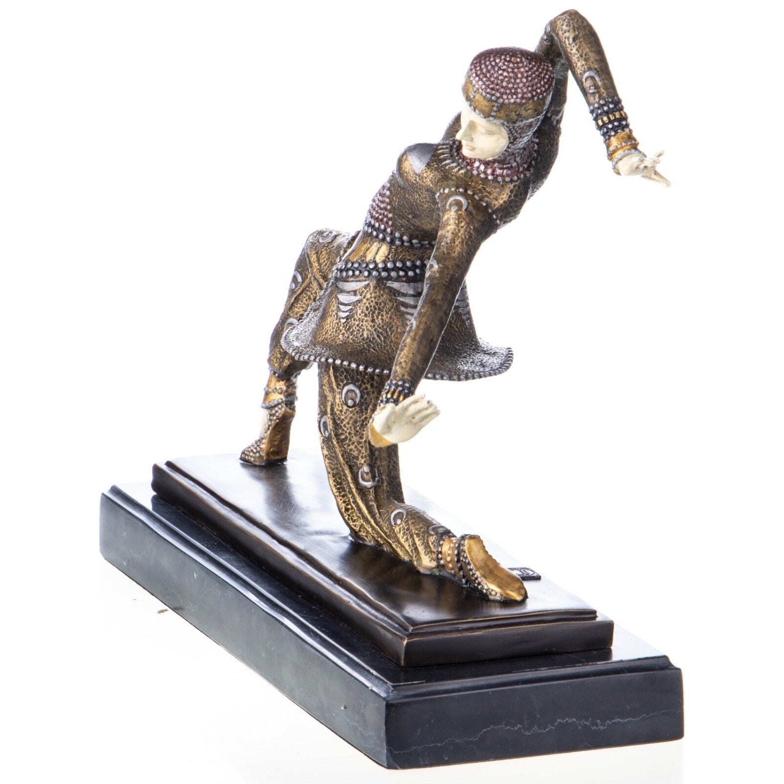 Art Deco Contortion Dancer | Handcrafted Bronze Decor | Gift Idea