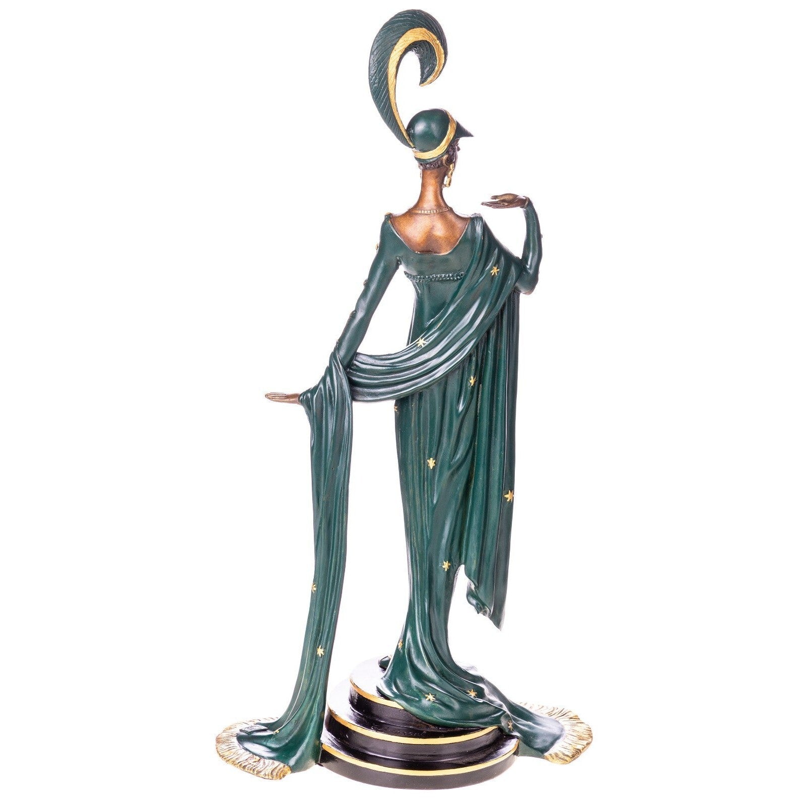 Art Deco Dancer Figure | Handcrafted Bronze Decor