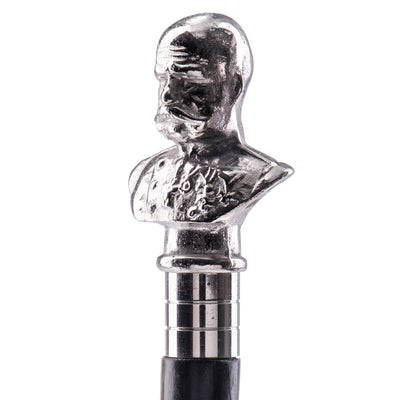 Walking stick with brass knob "Franz Josef" | Handcrafted Brass Decor