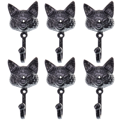 Fox Wall Hook | Handcrafted Cast Iron Decor | Unique Home Accent | Gift Idea