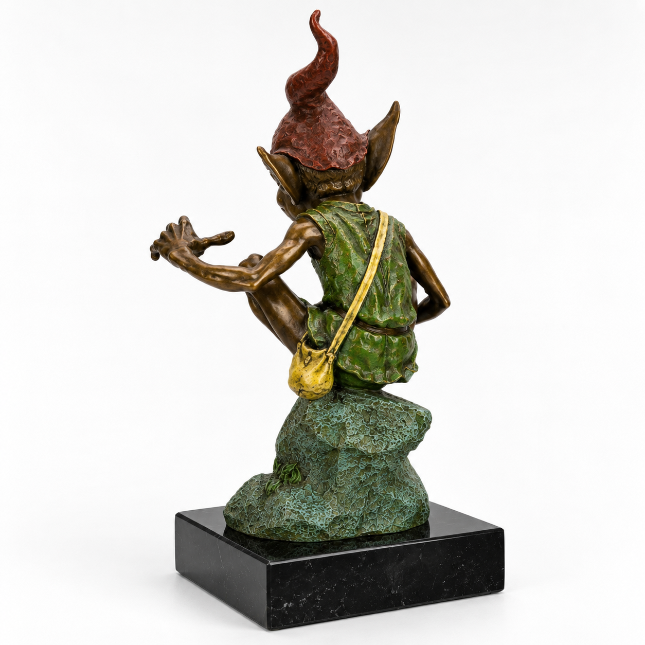 Laughing Forest Goblin | Handcrafted Bronze Decor