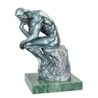 Thinker | Handcrafted Bronze Decor | Unique Home Accent | Gift Idea