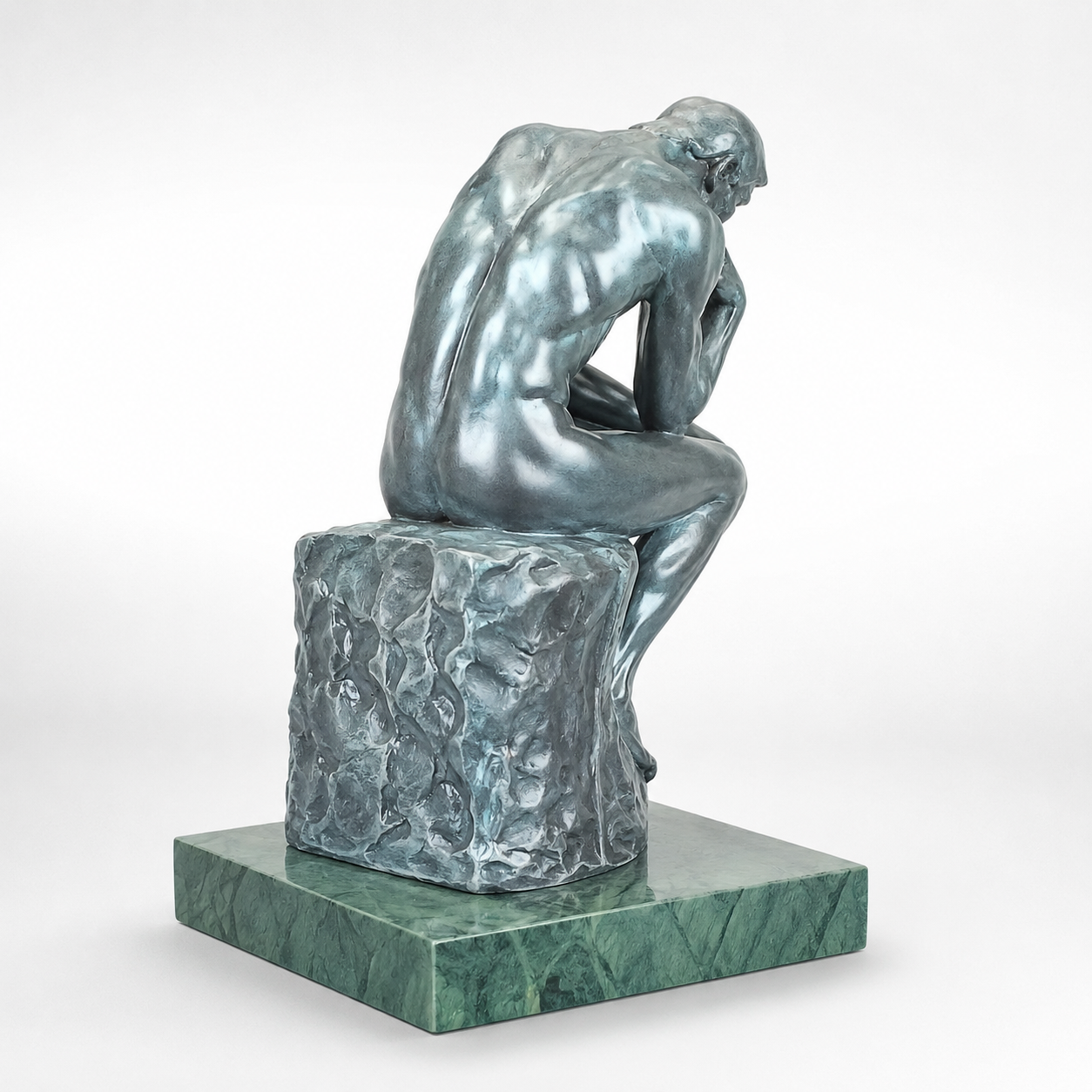 Thinker | Handcrafted Bronze Decor | Unique Home Accent | Gift Idea