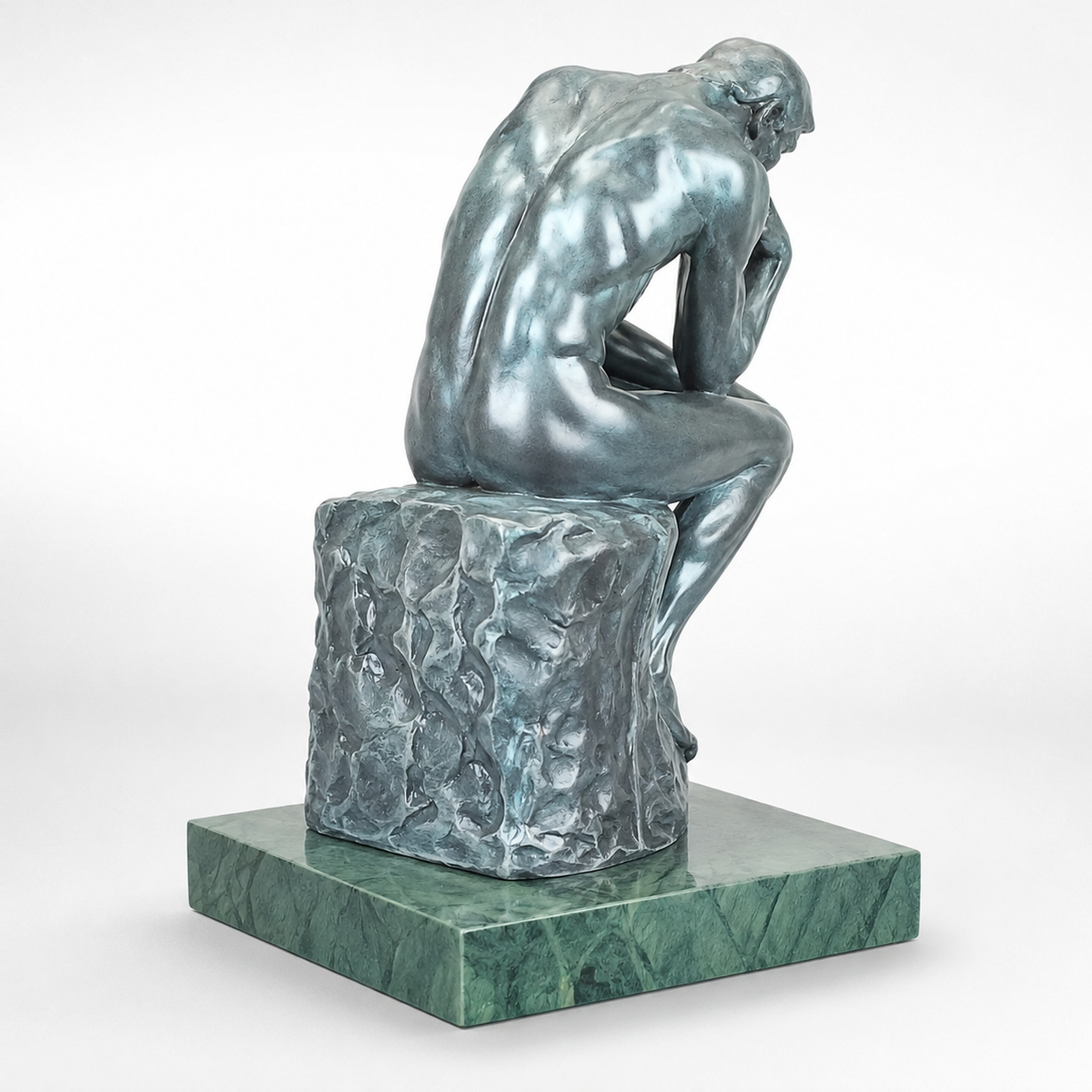 Thinker | Handcrafted Bronze Decor | Unique Home Accent | Gift Idea