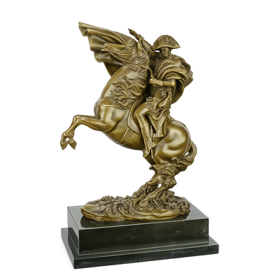 Napoleon Crossing the Alps | Handcrafted Bronze Decor | Unique Home