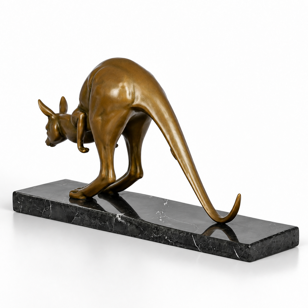 Kangaroo | Handcrafted Bronze Decor | Unique Home Accent | Gift Idea