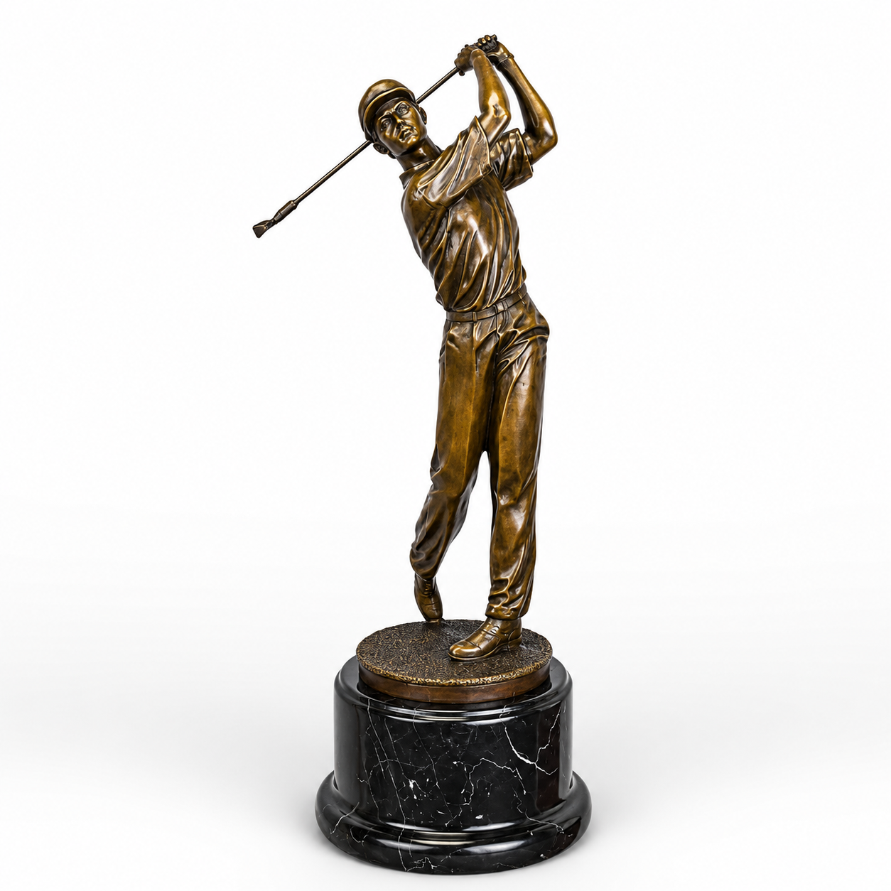 Bronze Golfer Sculpture