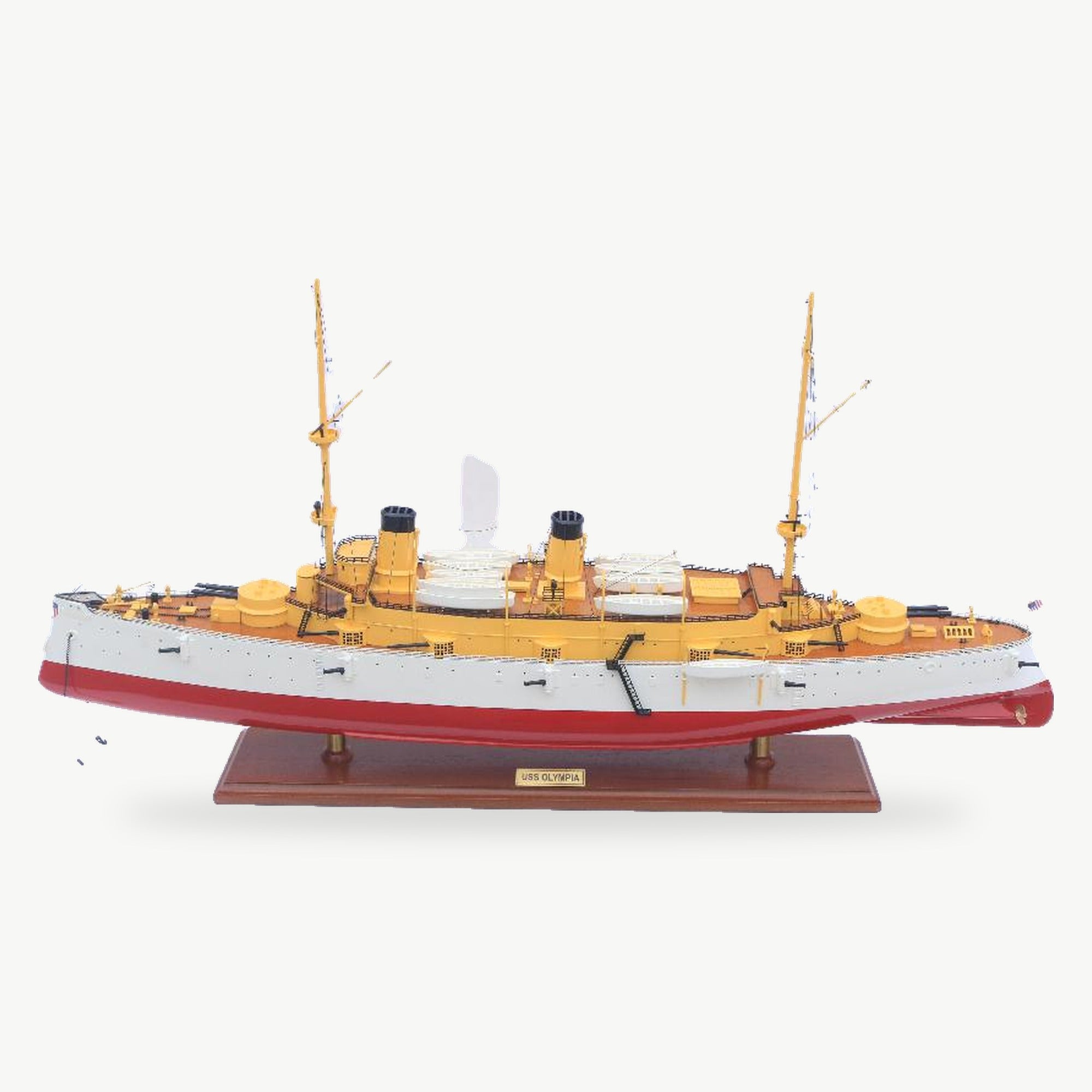USS Olympia Cruiser Wooden Model – 104 cm