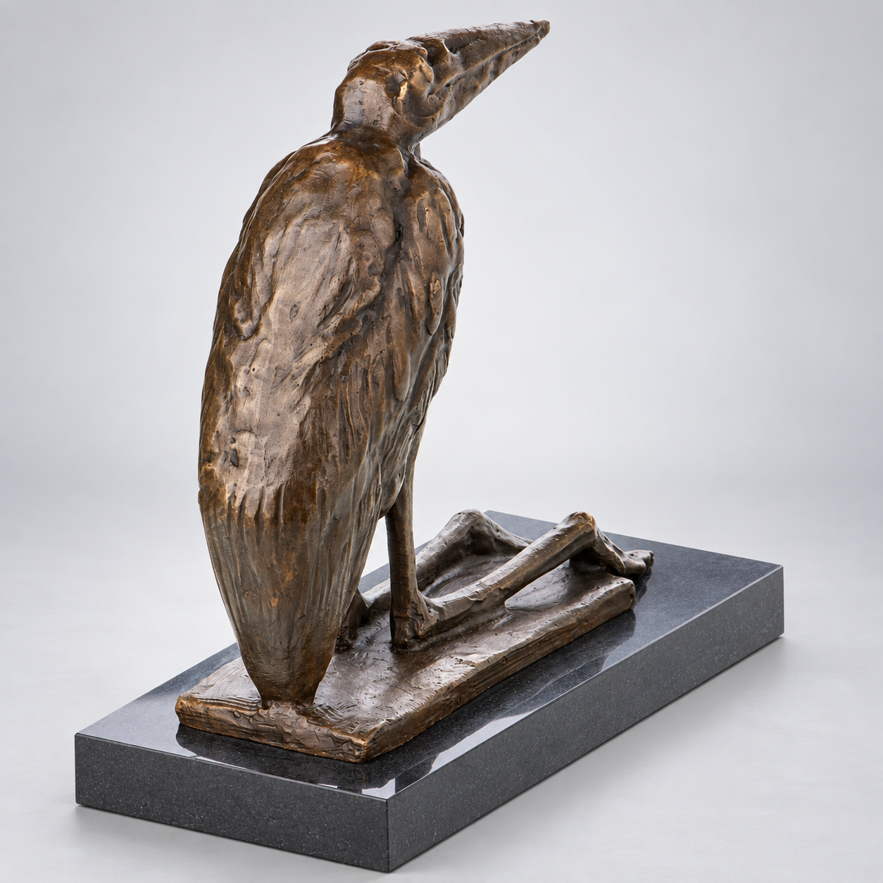 Marabou Stork Bronze Sculpture after Bugatti