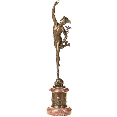 Hermes Mercury Bronze Sculpture – Greek Mythology