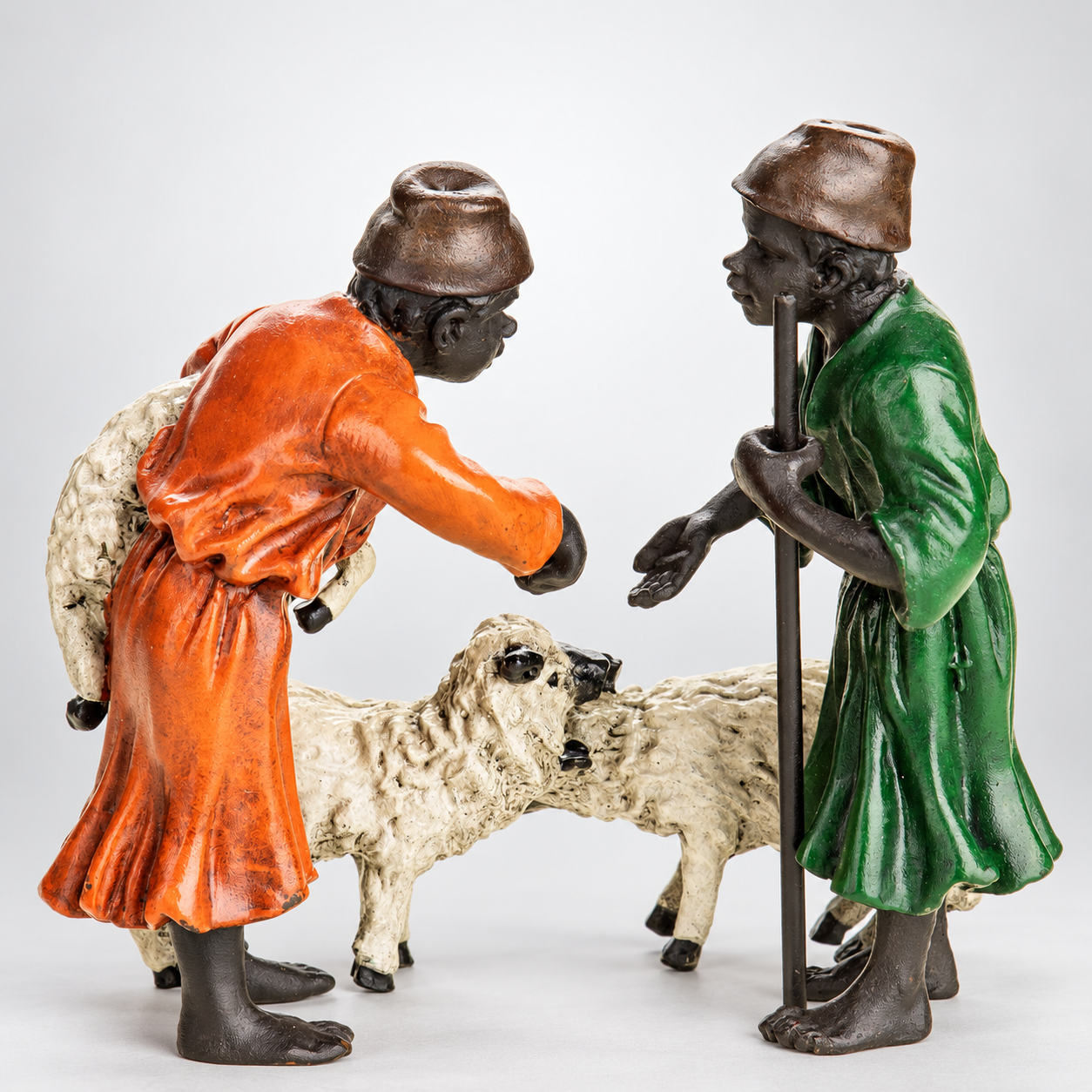 Vienna Bronze Figurine – Cold Painted Miniature