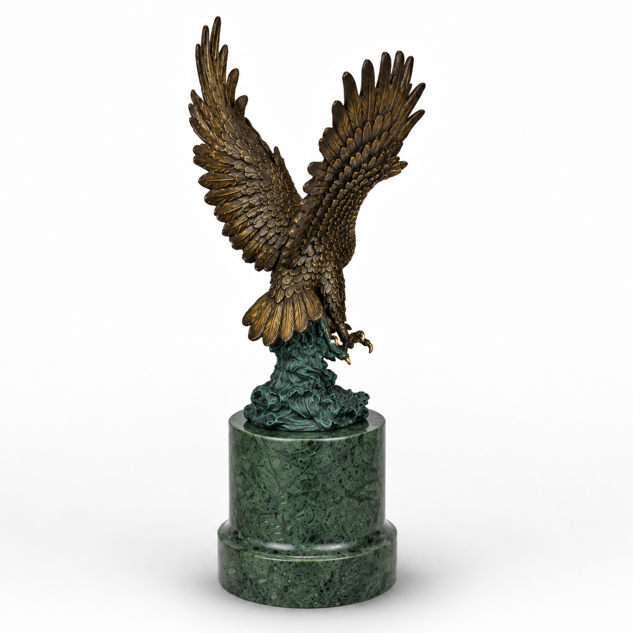 Flying Eagle | Handcrafted Bronze Decor | Unique Home Accent