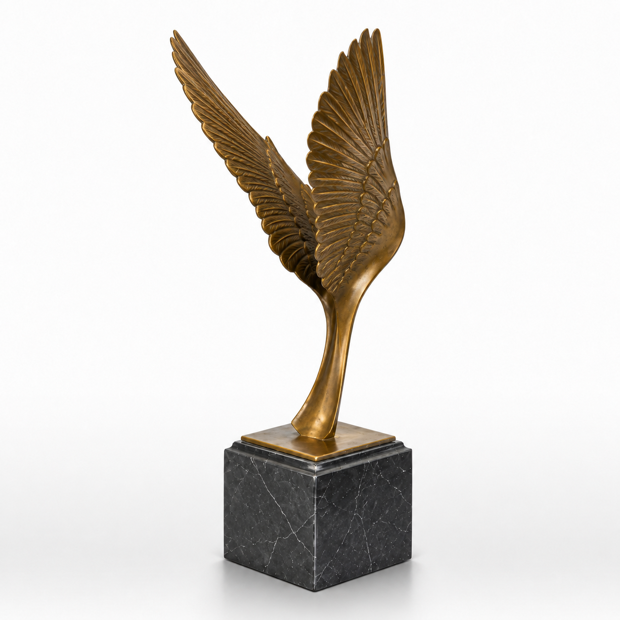Pair of Wings | Handcrafted Bronze Decor | Unique Home Accent