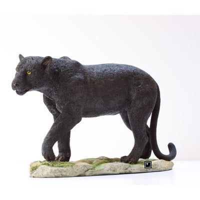 Black Panther Sculpture | Handcrafted Resin Decor