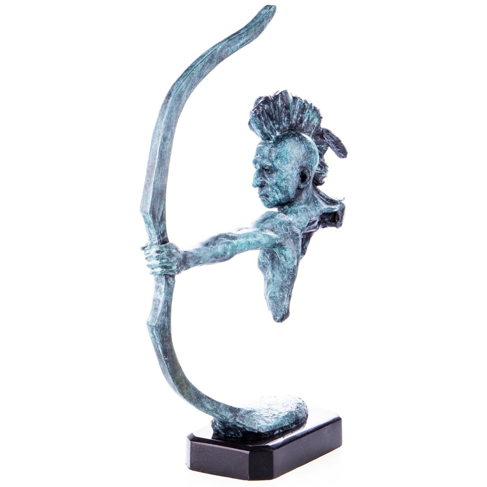 Archer Bust Sculpture | Handcrafted Bronze Decor