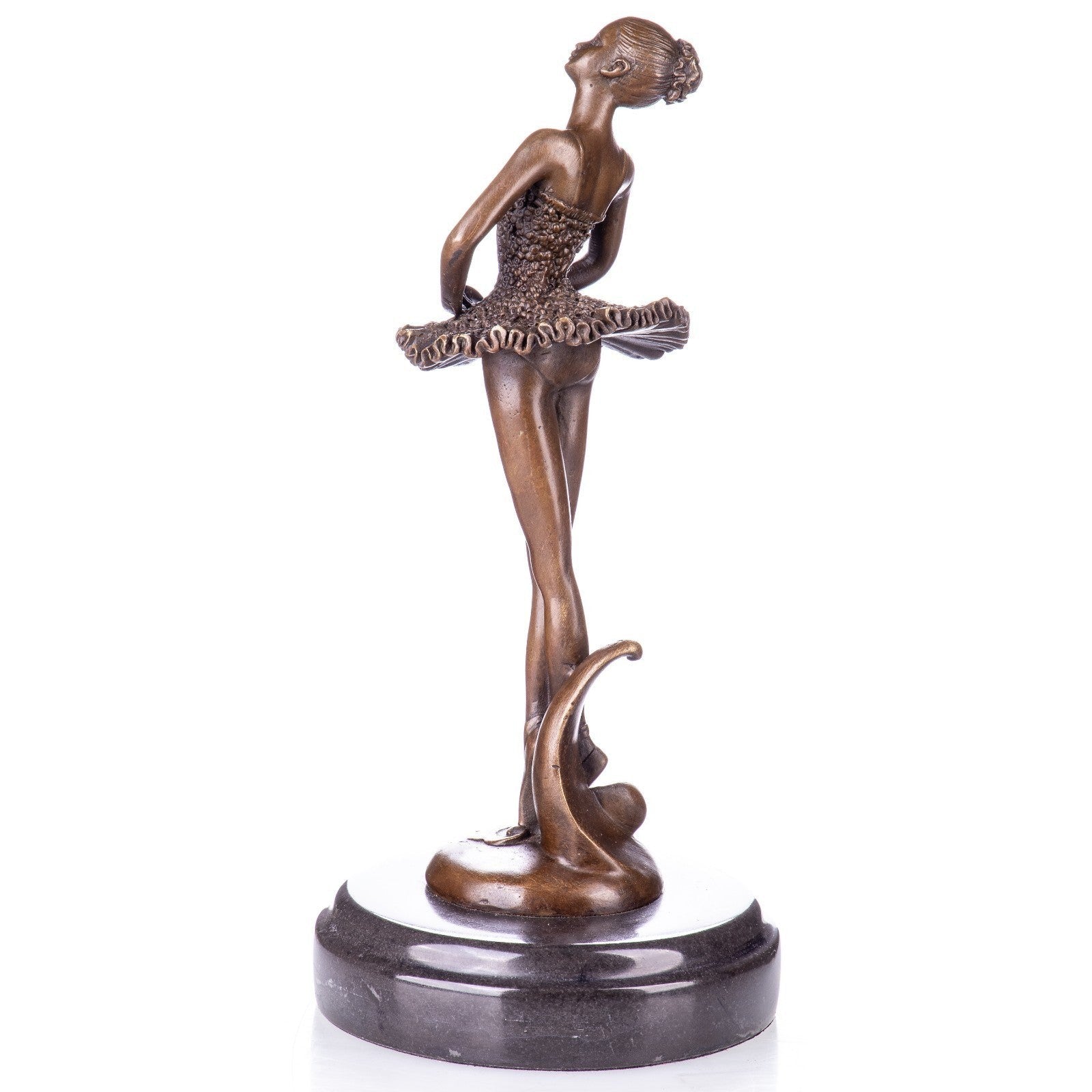 Ballet Dancer Figurine | Handcrafted Bronze Decor