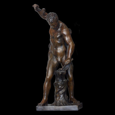 Classical Warrior Figure | Handcrafted Bronze Decor