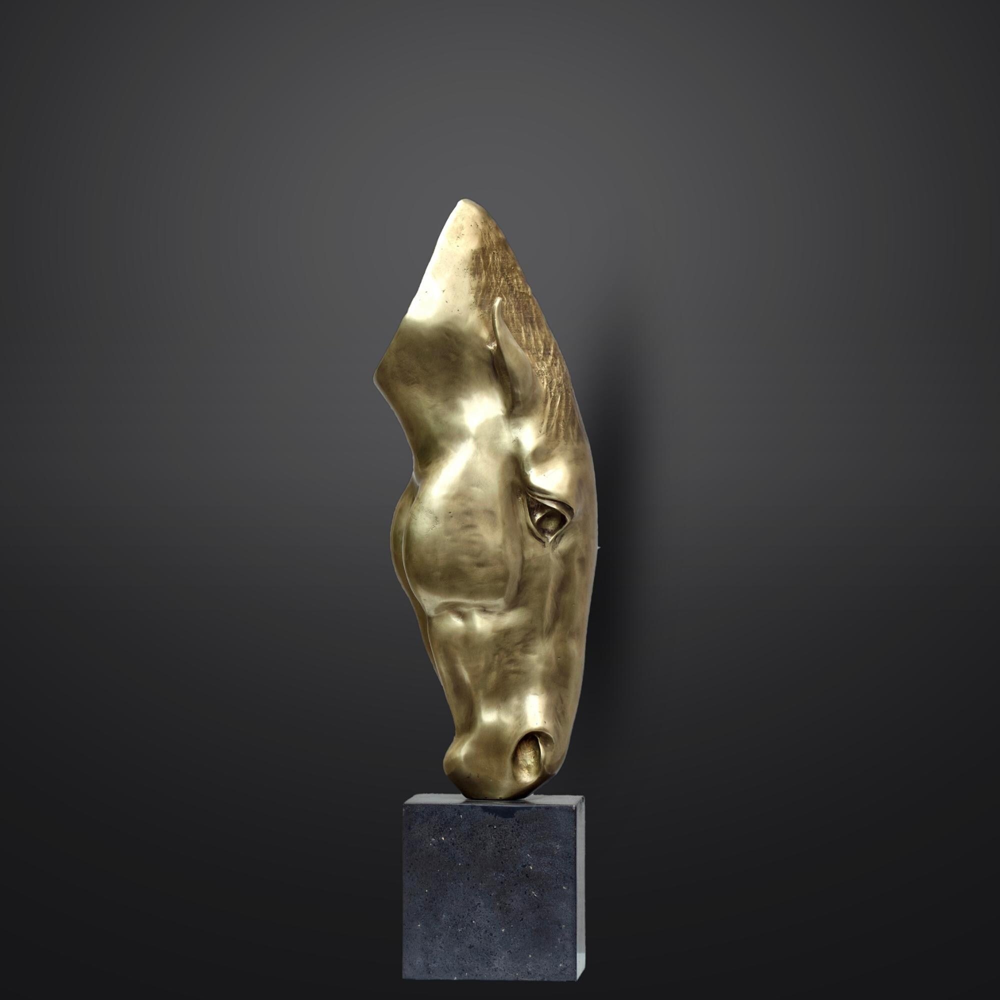 Bronze Horse Head | Busts | Home Decor | Handcrafted | Collectible Art