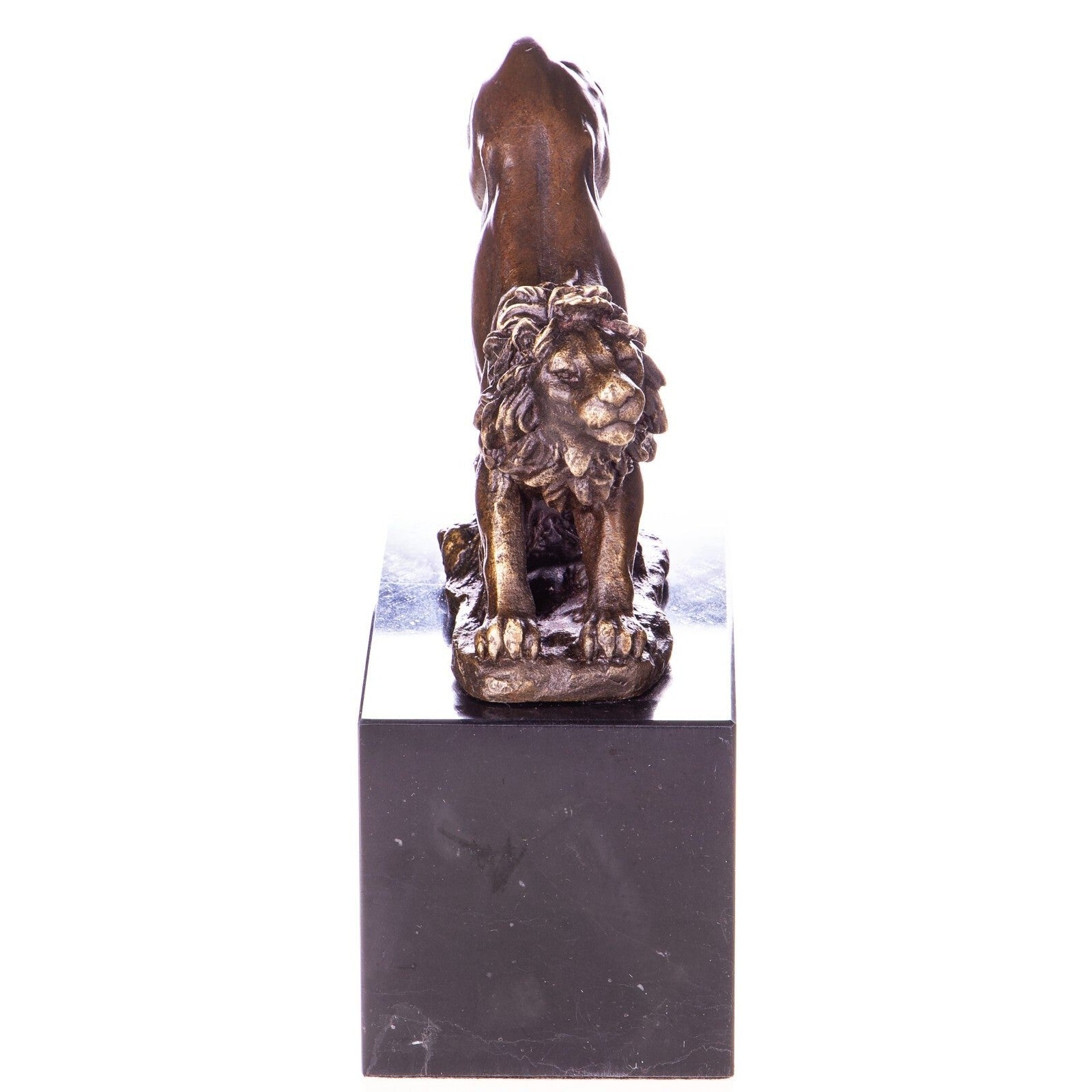Bronze Leaping Lion Sculpture | Animal Sculptures | Home Decor