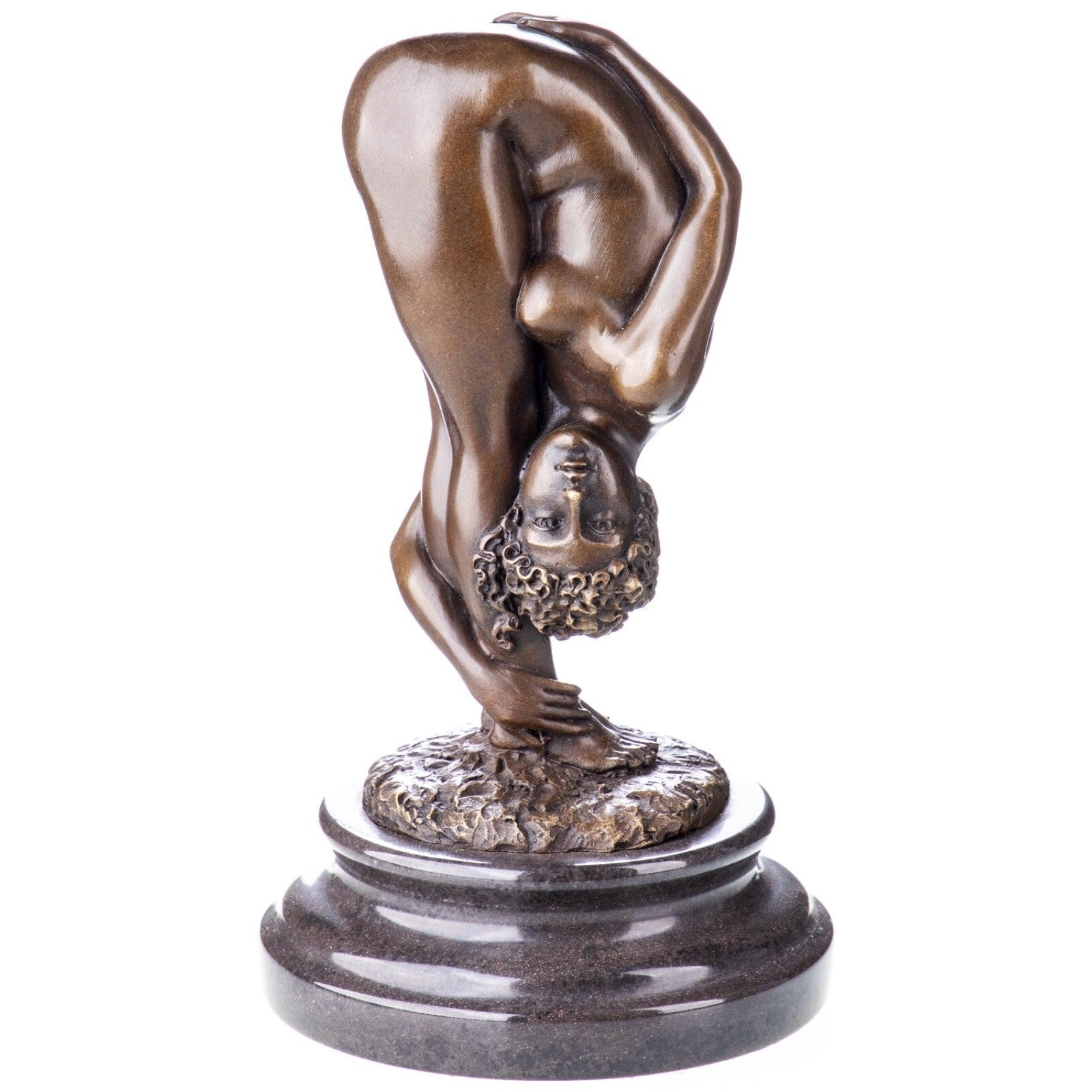 Bronze Nude Acrobat Sculpture | Nude & Figurative Art | Home Decor