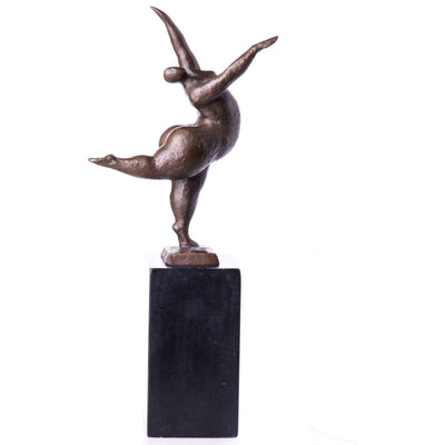 Bronze Sculpture of a Dancing Female Figure | Figurines & Statues